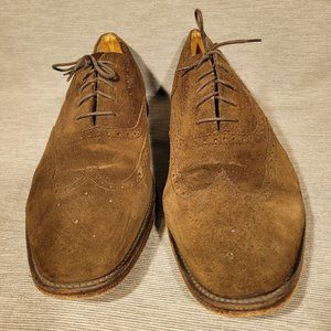 Charles Tyrwhitt Brown Suede Oxfords, size 12.5 US